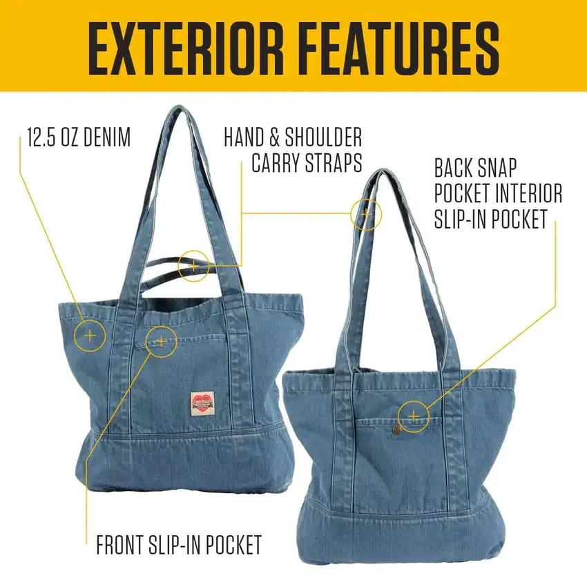 18L denim-tote