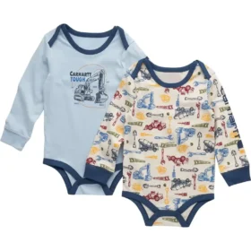 2-delt langærmet body-sæt til drenge (baby)