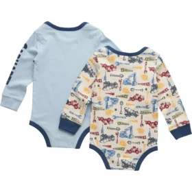 2-delt langærmet body-sæt til drenge (baby)
