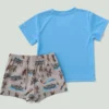 2-delt sæt til drenge med kortærmet Sun Defender® Force®-skjorte og vævede shorts (baby)