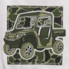 3-delt camouflage-sæt til drenge med vest, langærmet T-shirt og bukser (småbørn)