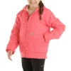 Active Jac-flannel med lange løse ærmer og sherpa-foring til piger (børn/unge)