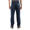 Afslappede, lige Rugged Flex®-jeans med dobbelt knæforstærkning til skovhuggere – arbejdsjeans
