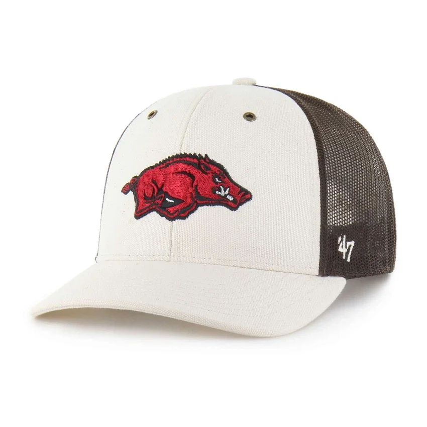 Arkansas Razorbacks '47 ufarvet trucker-kasket