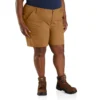 Ashland stretch-canvas-arbejdsshorts til kvinder