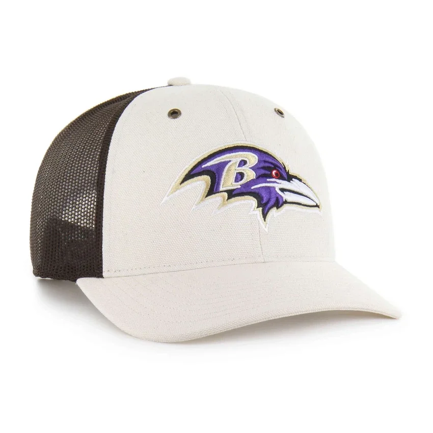 Baltimore Ravens '47 ufarvet trucker-kasket, afslappet pasform