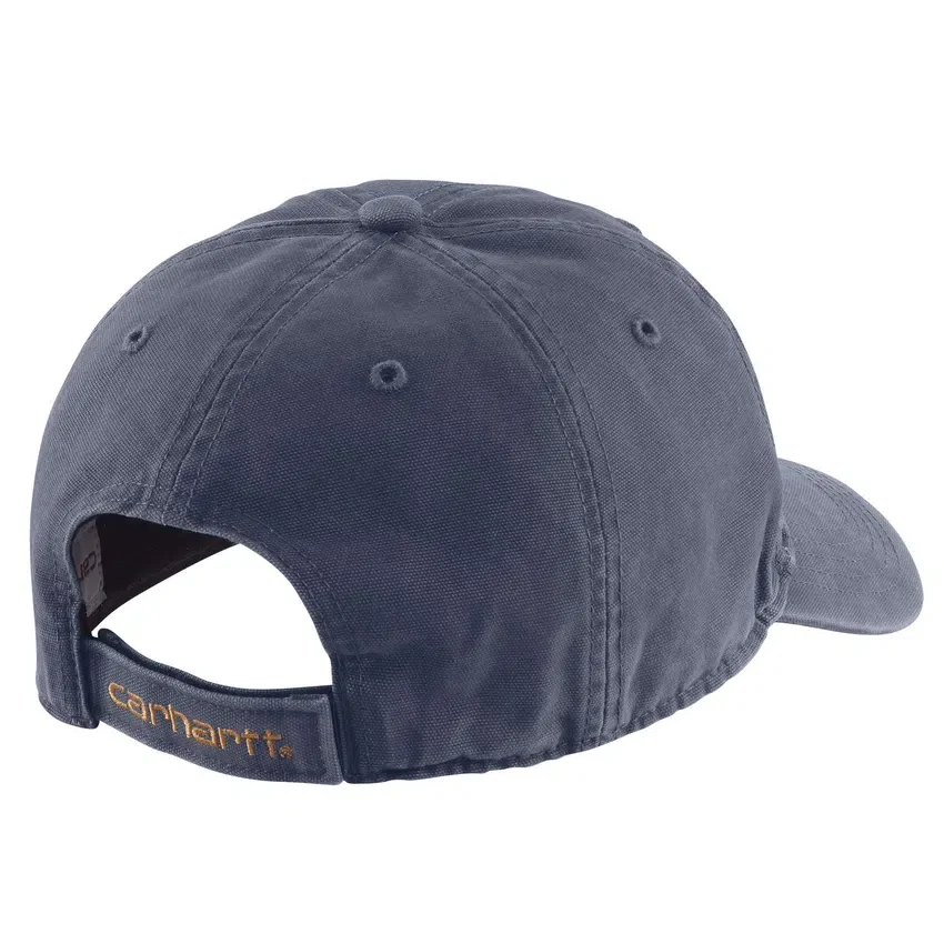 Baseballkasket i canvas med logo