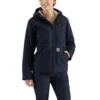 Brandsikker Full Swing®-jakke i løs pasform med Quick Duck® og sherpa-for til kvinder