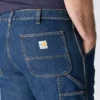 Brandsikre arbejdsjeans til mænd med løs pasform og lige ben