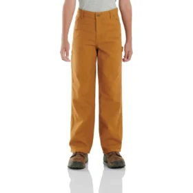 Canvas-overalls til drenge med flanellfor (børn/unge)