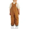 Canvas-smækbukser til børn med flannelfor (baby/småbørn)