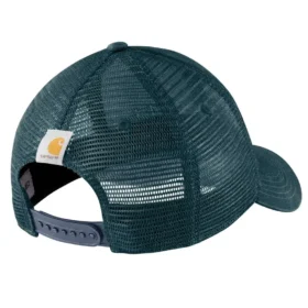 Canvas-truckerhat med netbagside og logo