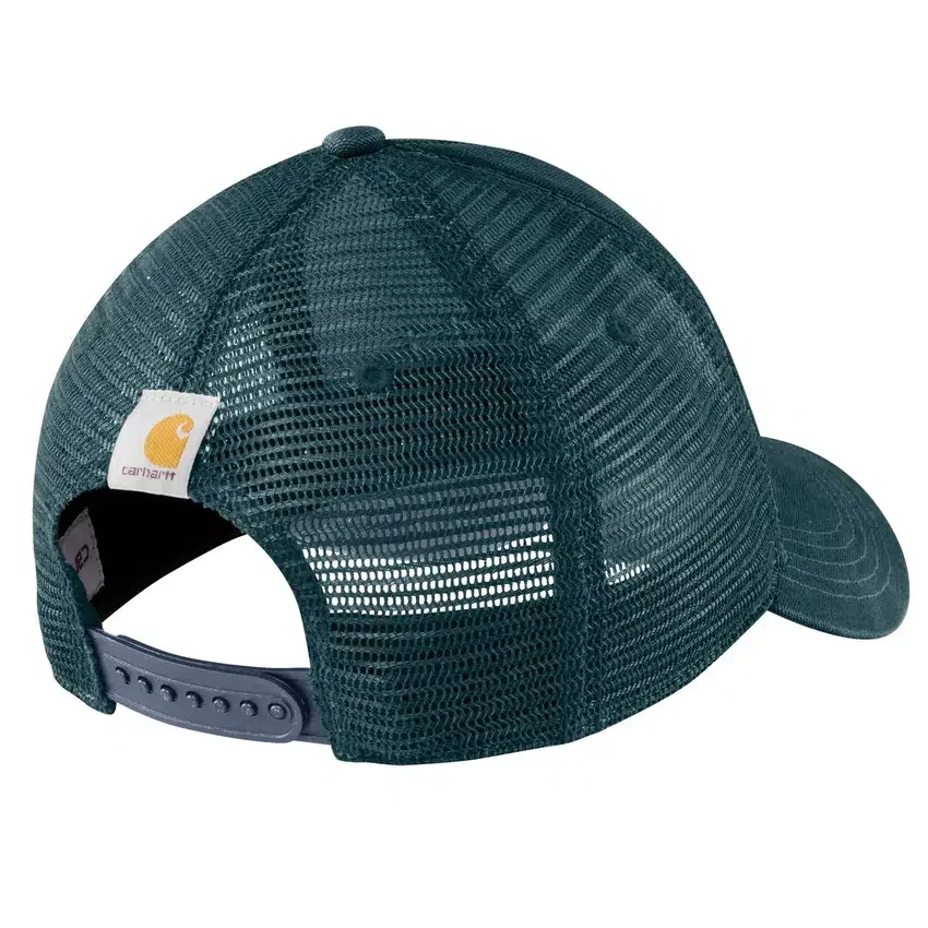 Canvas-truckerhat med netbagside og logo