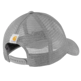Canvas-truckerhat med netbagside og logo