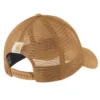 Canvas-truckerhat med netbagside og logo