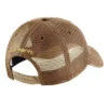 Canvas-truckerhat med netbagside og logo