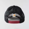Canvas-truckerhat med netbagside og logo
