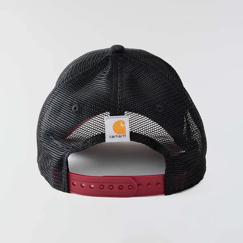 Canvas-truckerhat med netbagside og logo
