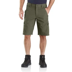 Cargoshorts i afslappet pasform, 11" Ripstop – Arbejdsshorts
