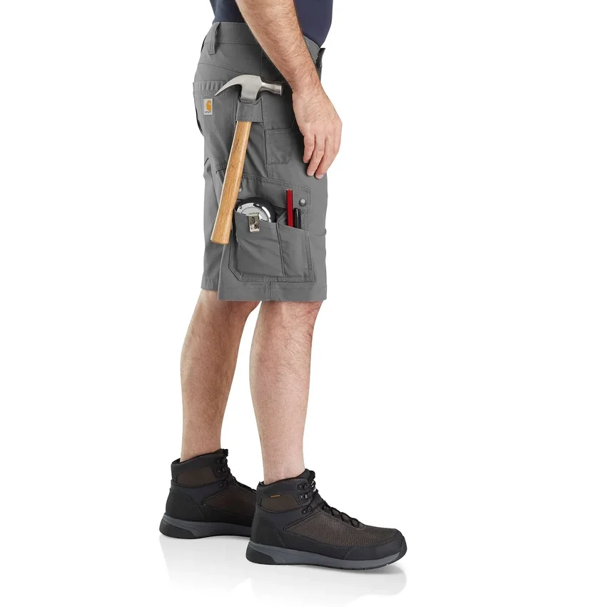Cargoshorts i afslappet pasform, 11" Ripstop – Arbejdsshorts
