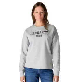 Carhartt 1889 grafisk sweatshirt med rund hals i løs pasform til kvinder