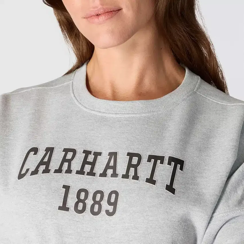 Carhartt 1889 grafisk sweatshirt med rund hals i løs pasform til kvinder