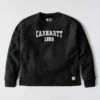 Carhartt 1889 grafisk sweatshirt med rund hals i løs pasform til kvinder