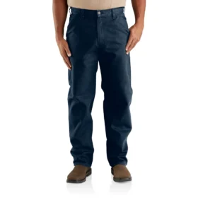 Carhartt B11 løse, lige, vaskede arbejdsbukser i duck til mænd