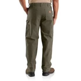 Carhartt B11 løse, lige, vaskede arbejdsbukser i duck til mænd