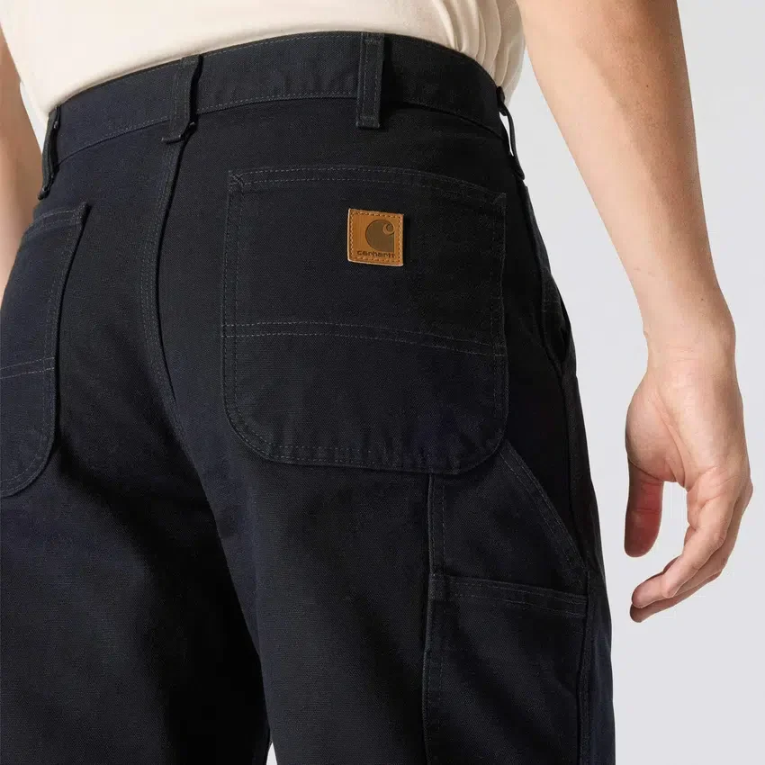 Carhartt B11 løse, lige, vaskede arbejdsbukser i duck til mænd