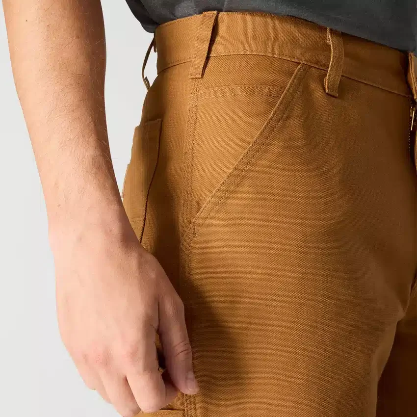 Carhartt B11 løse, lige, vaskede arbejdsbukser i duck til mænd