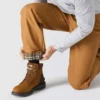Carhartt B111 Løse, lige, vaskede arbejdsbukser til mænd i duck med foring