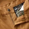 Carhartt B111 Løse, lige, vaskede arbejdsbukser til mænd i duck med foring