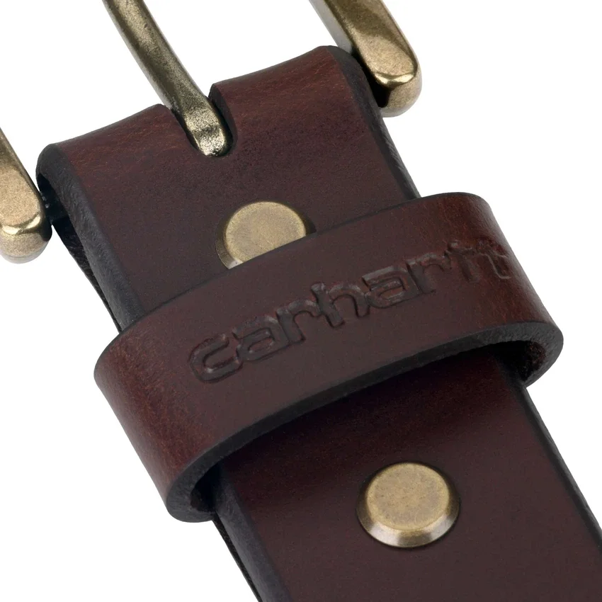 Carhartt-bælte til kvinder i sadellæder med spænde