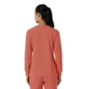 Carhartt Force Cross-Flex langærmet scrub-bluse med rund hals til kvinder
