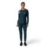 Carhartt Force Cross-Flex langærmet scrub-bluse med rund hals til kvinder