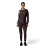 Carhartt Force Cross-Flex langærmet scrub-bluse med rund hals til kvinder