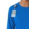 Carhartt Force Cross-Flex langærmet scrub-bluse med rund hals til kvinder