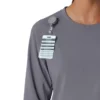 Carhartt Force Cross-Flex langærmet scrub-bluse med rund hals til kvinder