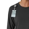 Carhartt Force Cross-Flex langærmet scrub-bluse med rund hals til kvinder