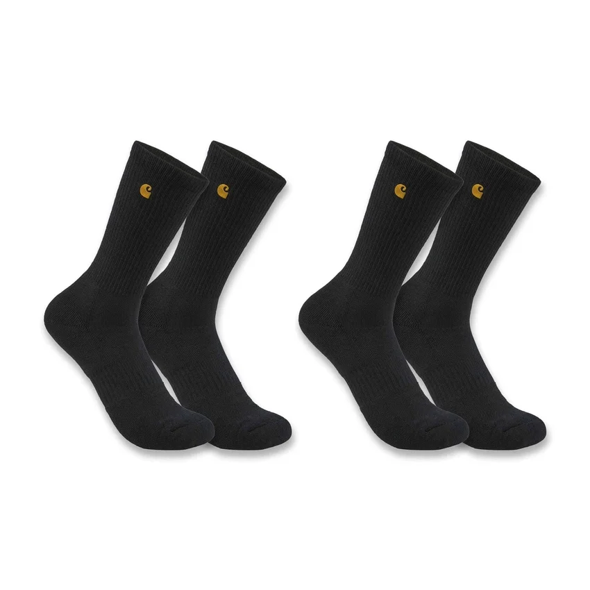 Carhartt Force® mellemkraftige ankelkorte strømper til kvinder, 2-pak