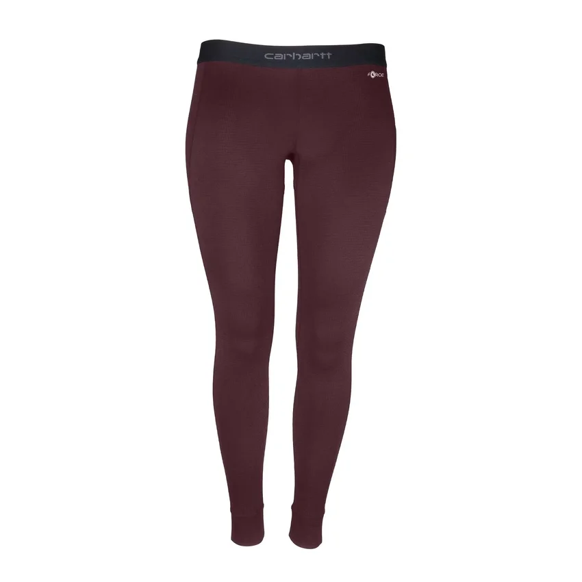 Carhartt Force® mellemkraftige vaffelunderbukser til kvinder