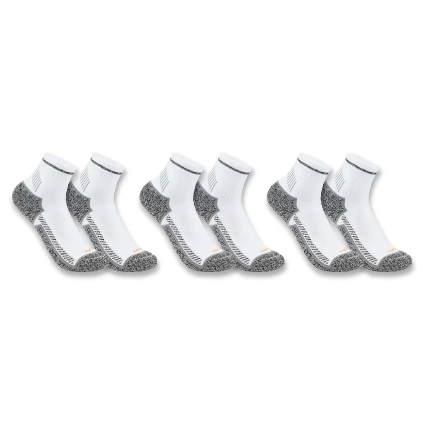 Carhartt Force® mellemtykke kvartstrømper, 3-pak