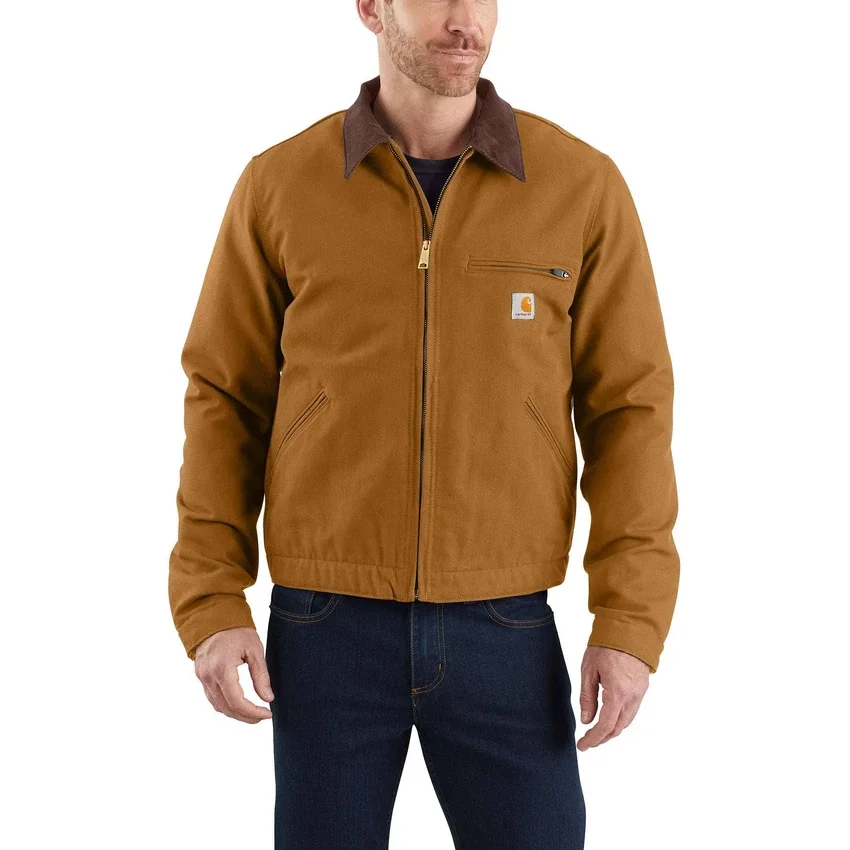 Carhartt J01 Ikonisk Detroit Jacket til mænd med andedunforing