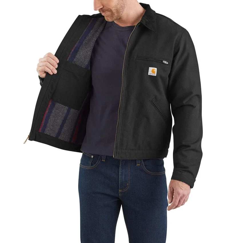 Carhartt J01 Ikonisk Detroit Jacket til mænd med andedunforing