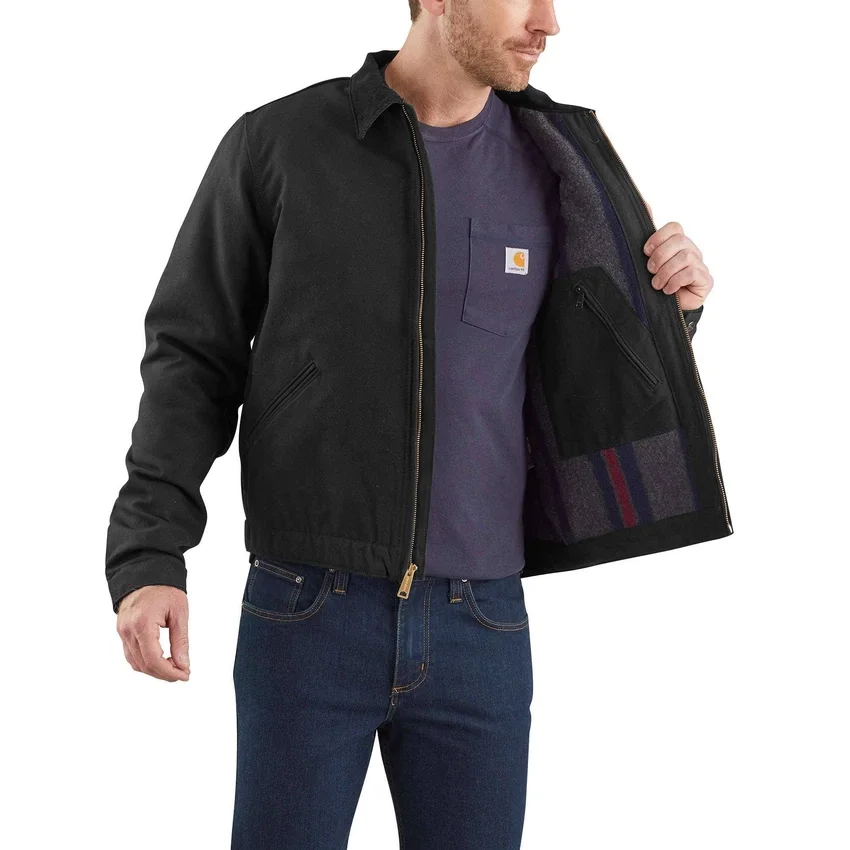 Carhartt J01 Ikonisk Detroit Jacket til mænd med andedunforing