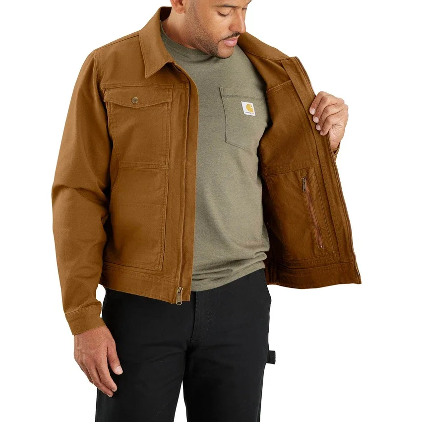 Carhartt Rugged Flex Relaxed Fit Duck Canvas Berwick-jakke til mænd