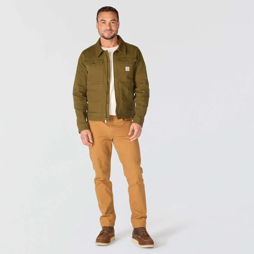 Carhartt Rugged Flex Relaxed Fit Duck Canvas Berwick-jakke til mænd