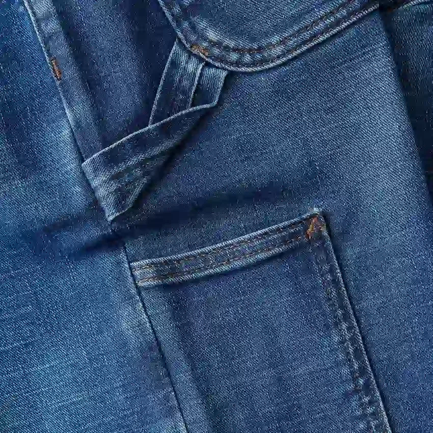 Carpenter-arbejdsjeans til kvinder med mellemhøj talje og stretch