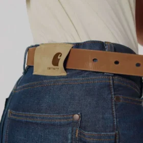 Carpenter-jeans til kvinder med mellemhøj talje og fleeceforing
